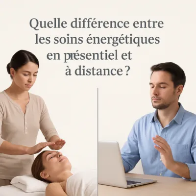 quelle différence entre soins énergétiques en présentiel et à distance par Dominique camara