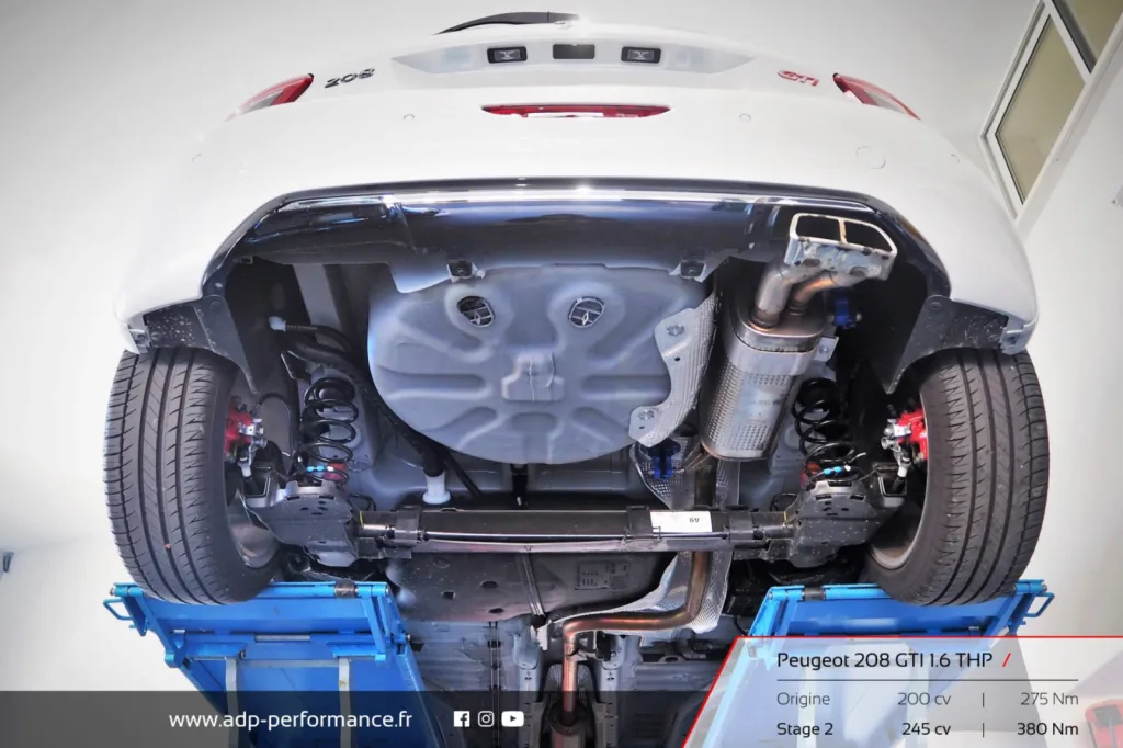 Reprogrammation moteur Stage 2 Avignon - Peugeot 208 GTI 1.6 THP 200cv - ADP Performance