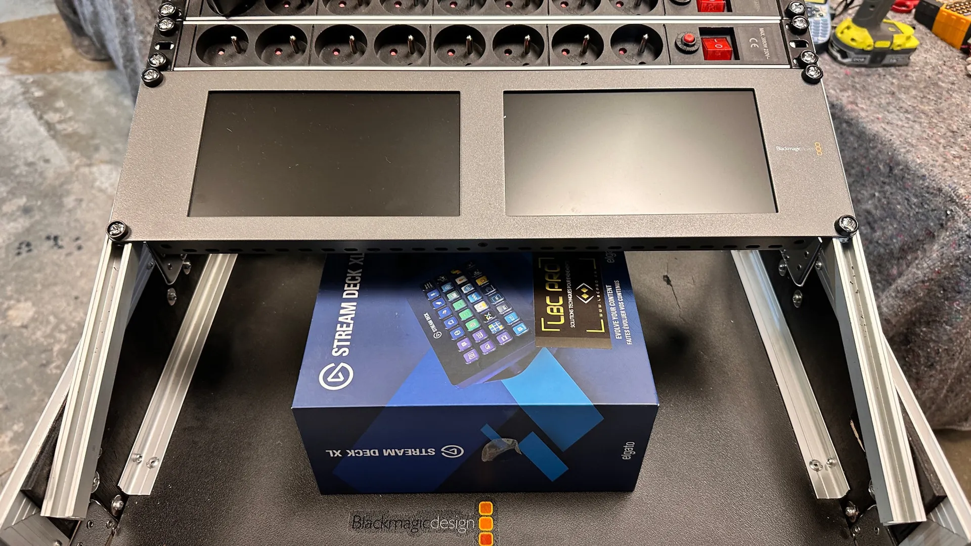 RACK REGIE AUDIO VIDEO CAPTATION STREAM