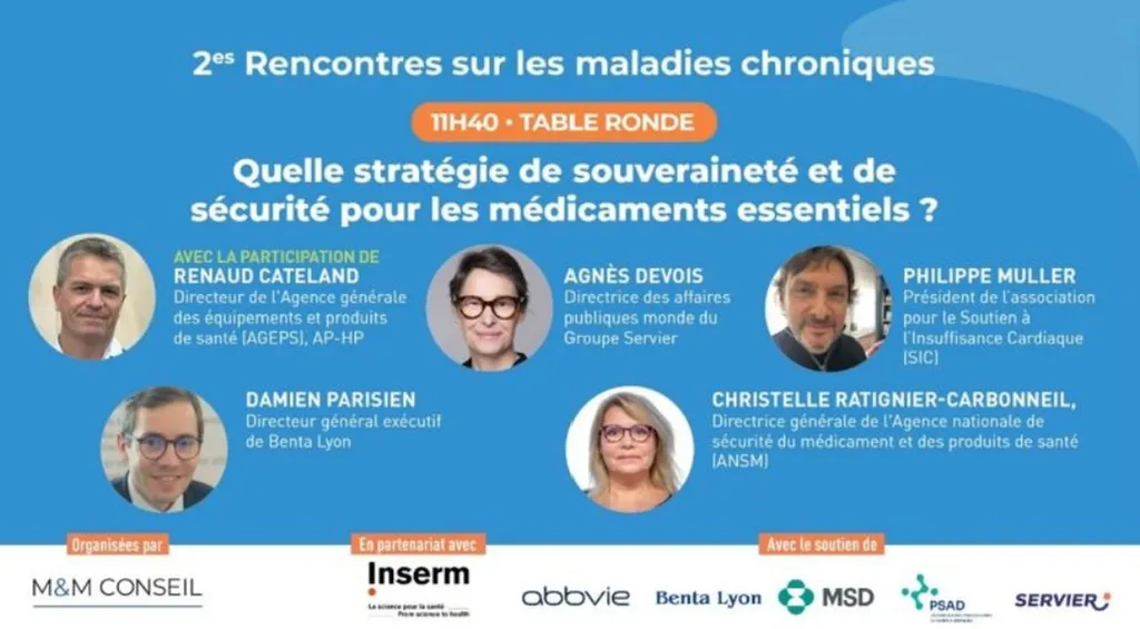 Lors des 2èmes Rencontres sur les Maladies Chroniques, Benta Lyon a partagé ses convictions sur la souveraineté sanitaire et industrielle française