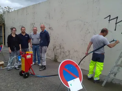 pack aérogommage anti graffiti