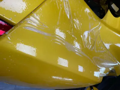 Protection par film transparent pour une Ferrari à Cannes
