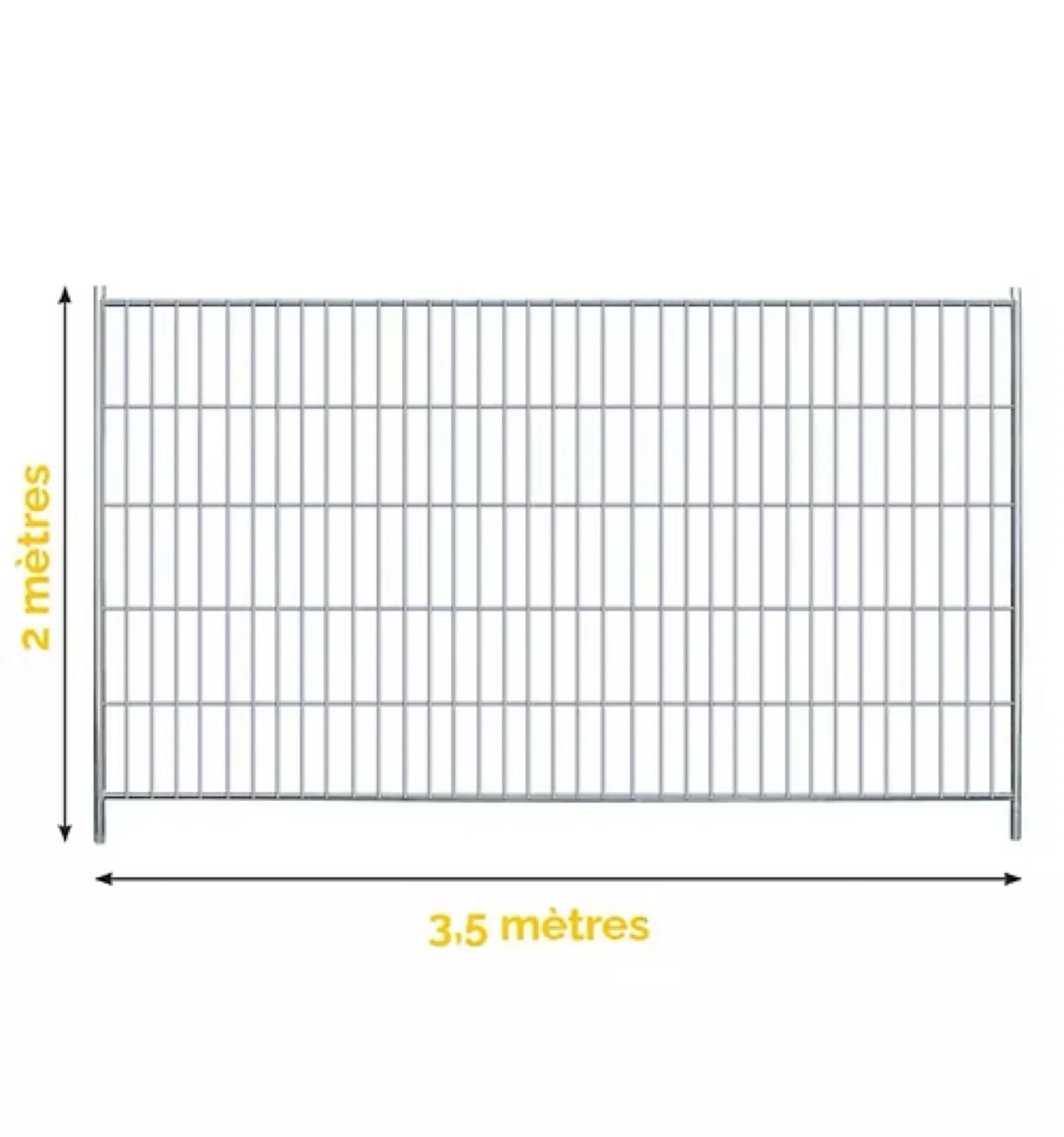 CLOTURE DE CHANTIER 3,5 X 2 M
