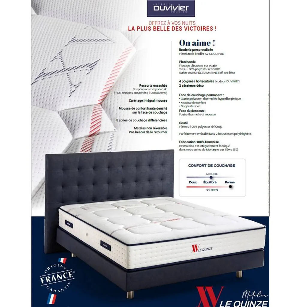 Vente du matelas 