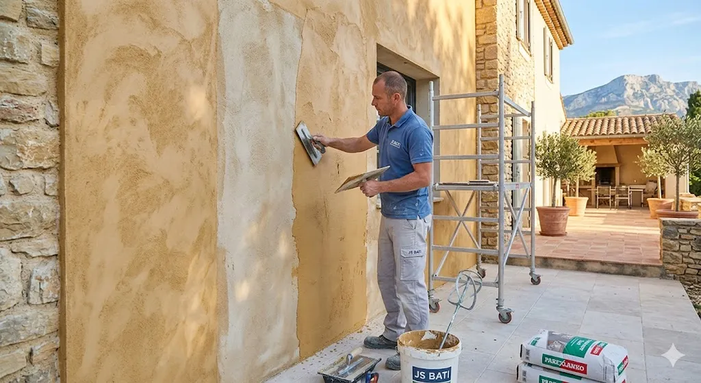 edonner vie aux murs extérieurs de cette propriété à aix en provence