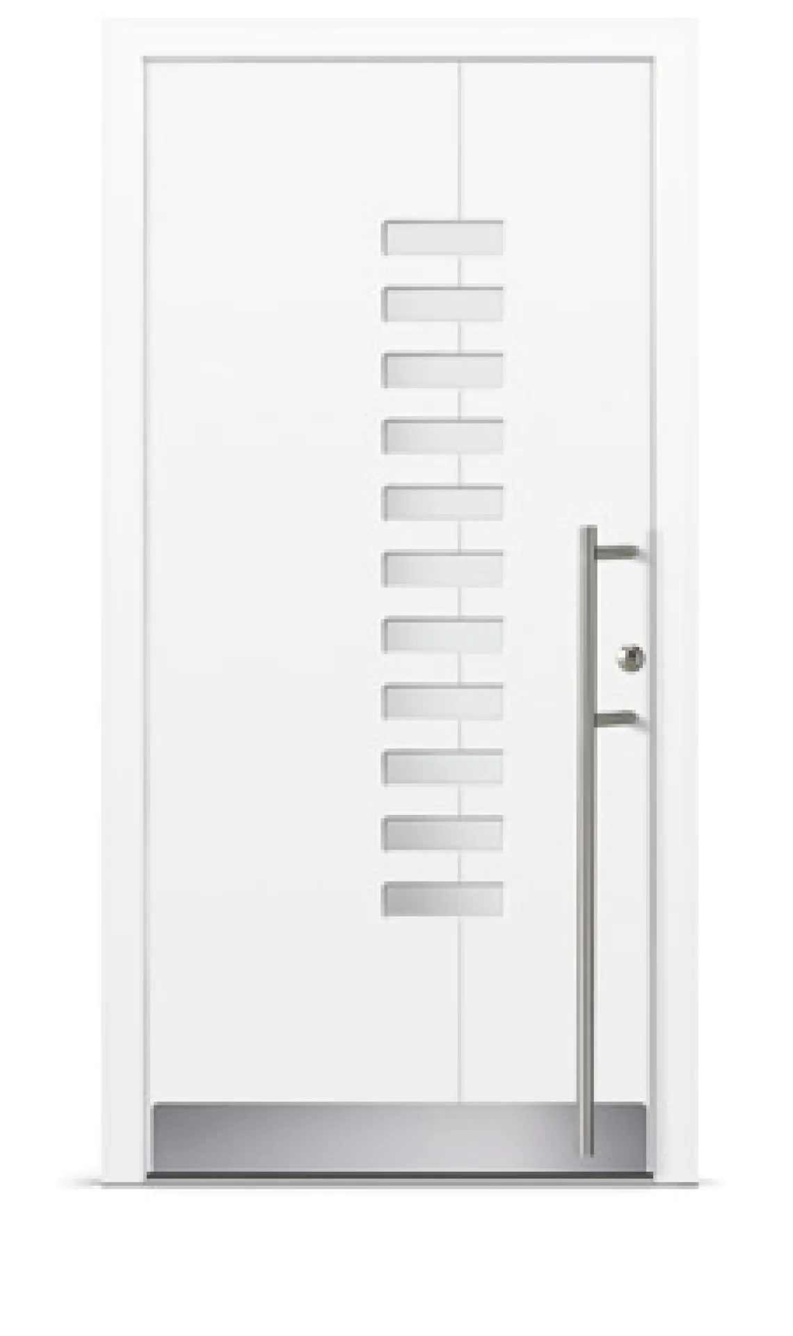 Porte d'entrée aluminium 