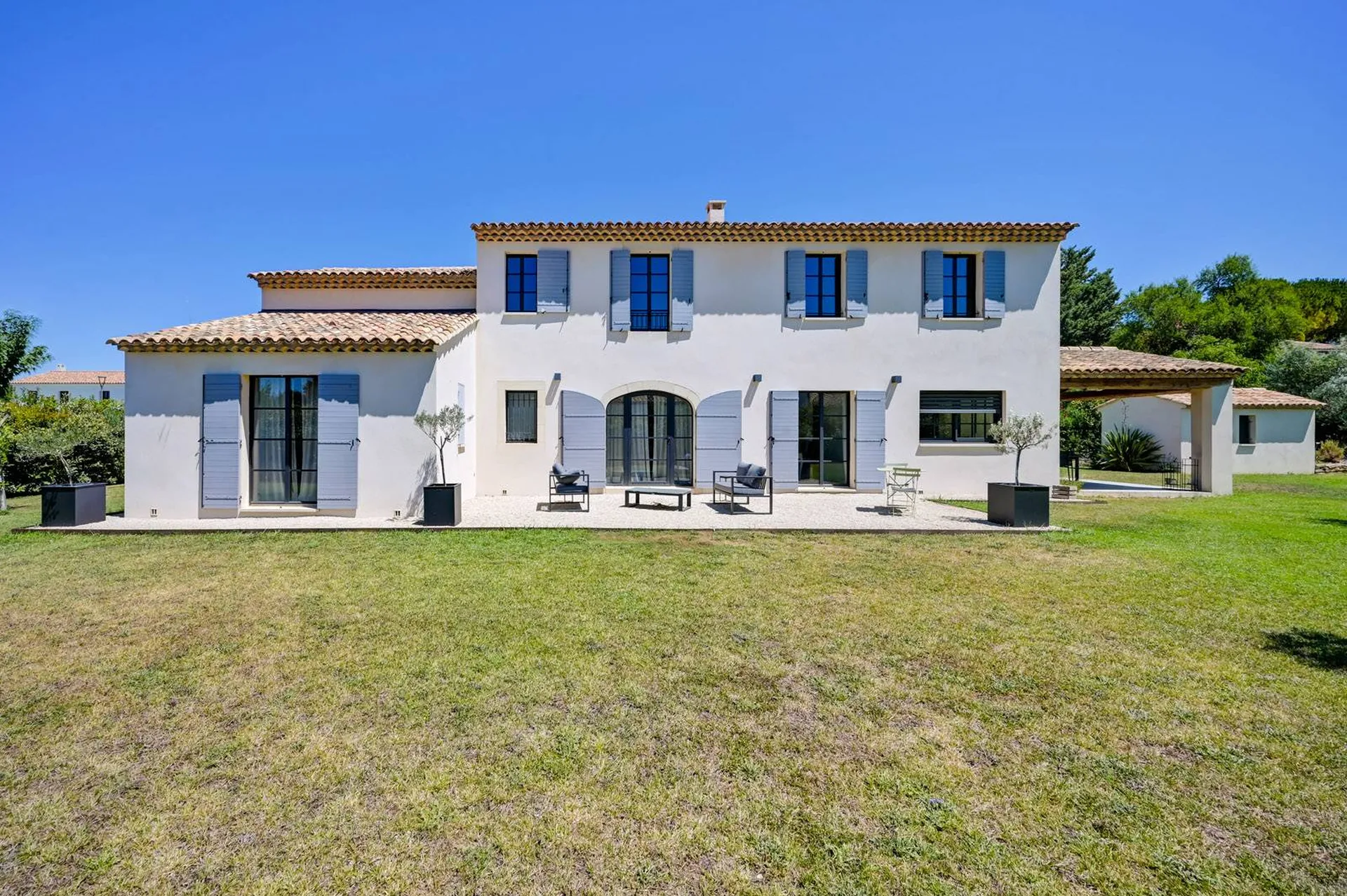 Construction d'une magnifique bastides Provençale à Aix en Provence dans les Bouches du Rhône