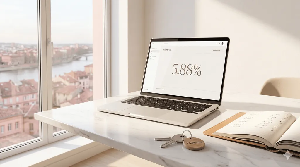 Gestion locative transparente à taux unique 5,88% TTC tout compris sans frais cachés pour appartements et maisons à Toulouse