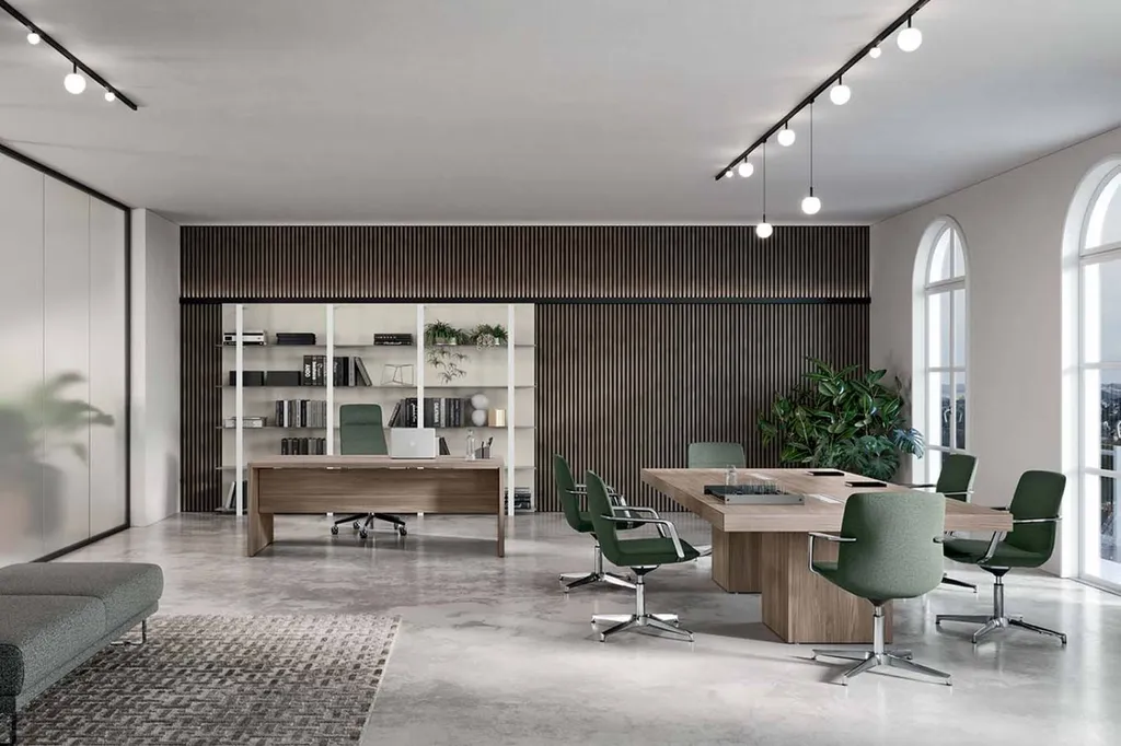 Agencement d'un bureau direction moderne avec table de conférence à MARSEILLE