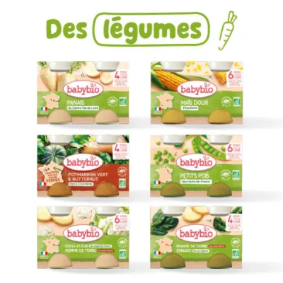 Acheter des petits pots Bio Babybio : Une alimentation saine, savoureuse et variée pour Bébé près de Montmerle-sur-Saône Ain 01