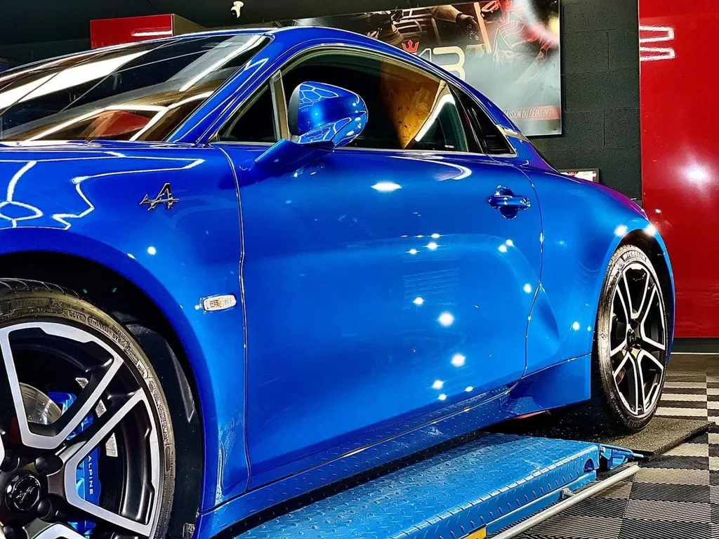 Protection carrosserie traitement céramique Renault Alpine 