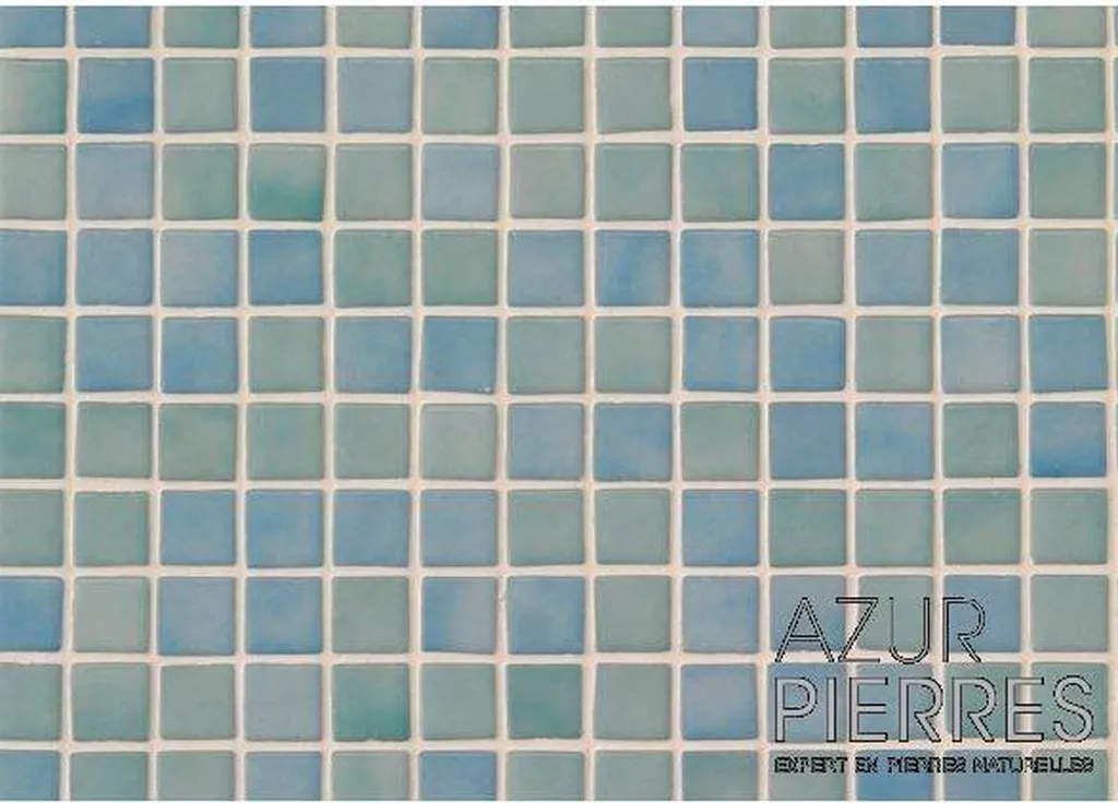 mosaique bleu 