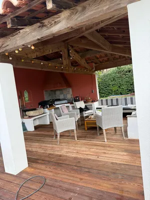 Terrasse bois terminé d'une surface de 80 m² réaliser sur Pézenas