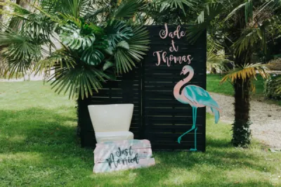 Photo Booth décoration mariage exotique Gironde 33
