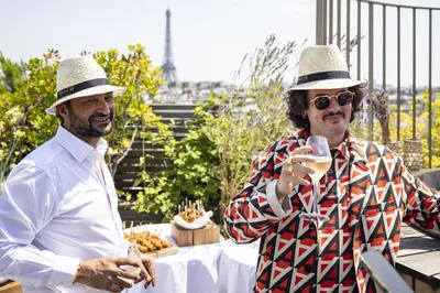 wedding Eiffel Tower view