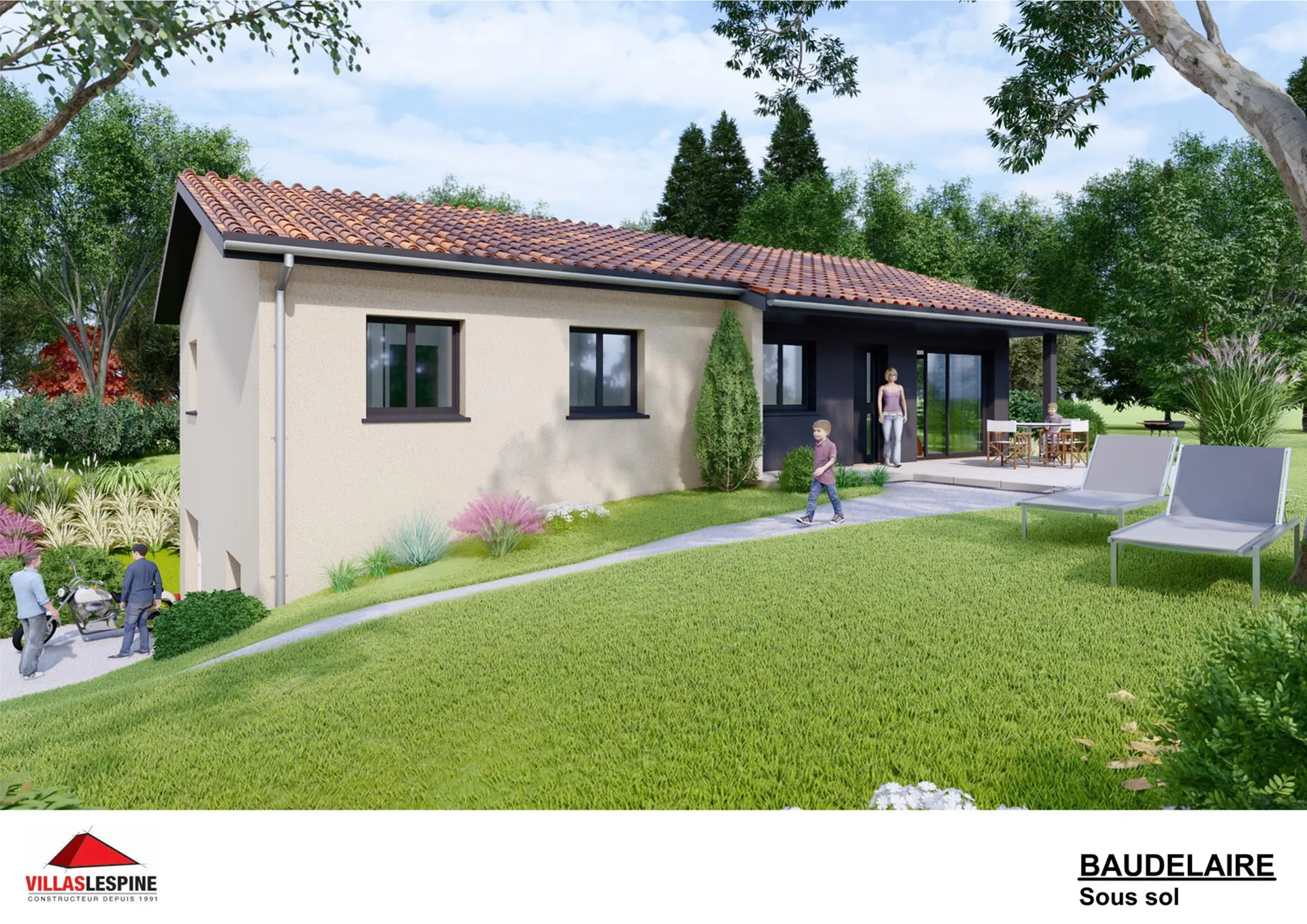 BAUDELAIRE S/SOL - 90m²