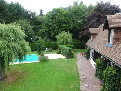 OLD TIMBERED CHARMING HOUSE IN NORMANDY, SWIMMING-POOL, REAL ESTATE TERRES ET DEMEURES DE NORMANDIE LISIEUX