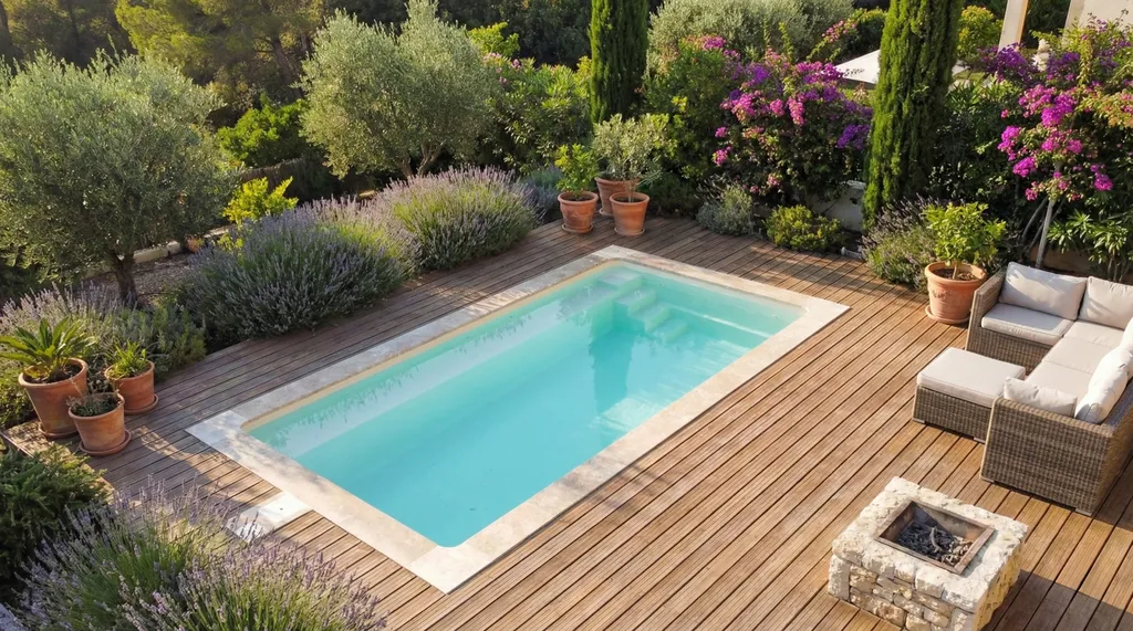 Mini piscine dans le var