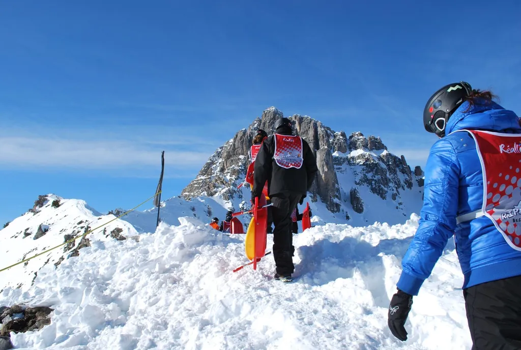 Descente en luge à Réallon