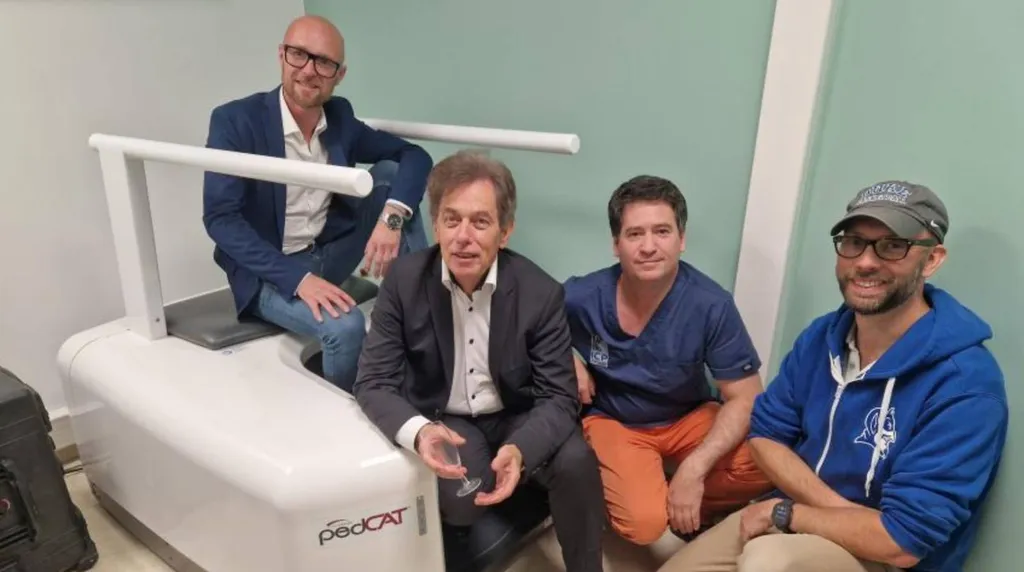 Inauguration de l'Institut de la Cheville et du Pied à Amiens, fondé patr le Docteur Julien Beldame, chirurgien orthopédiste et traumatologue