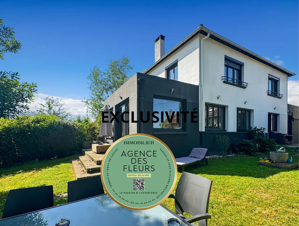 A vendre maison de 130 m² édifiée sur un terrain de 430 m² sur la commune de SAINT OUEN DU TILLEUL 27670
