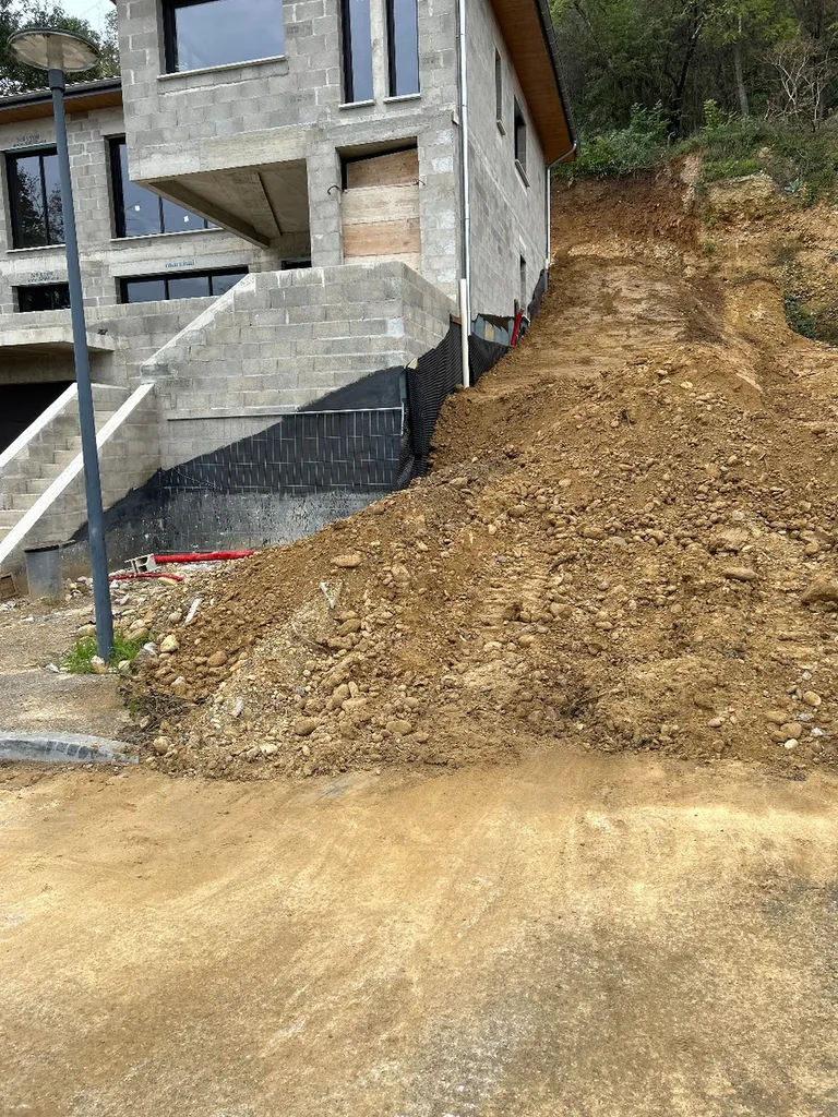 Terrassement dans l'Ain  