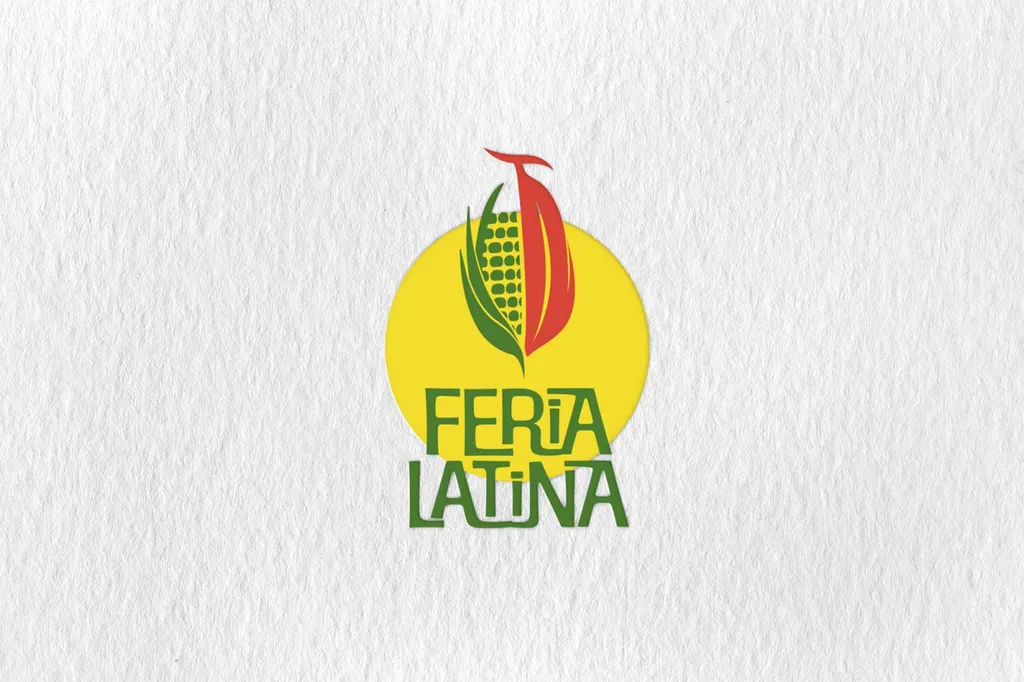 graphiste logo feria latina cuisine amérique du sud à marseille