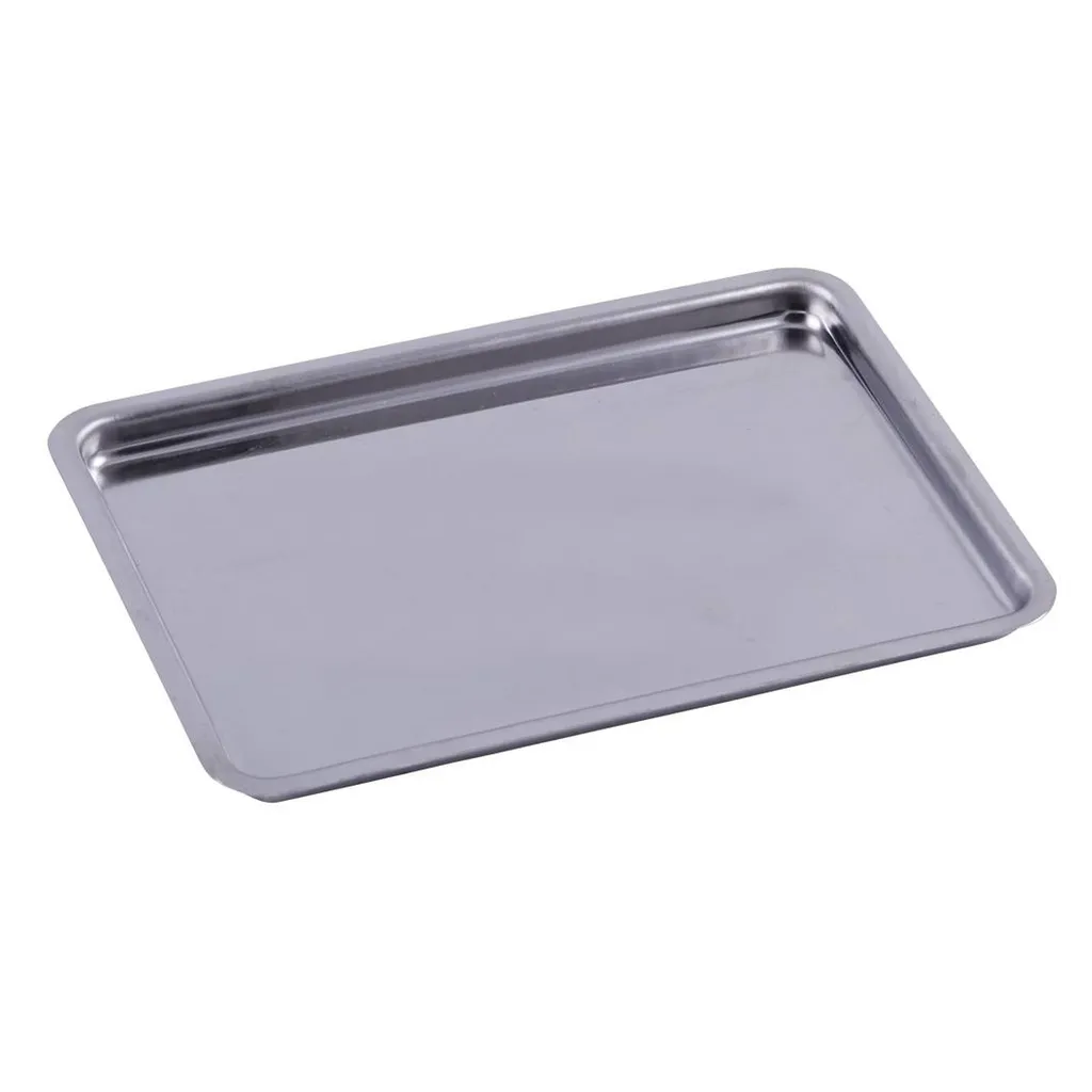 Location de vaisselle plateau inox à main 18x14cm pour cocktail à Lyon