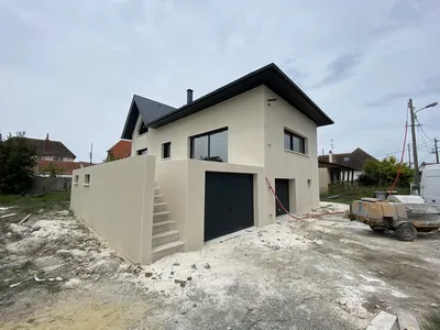 Enduit finition grattée 