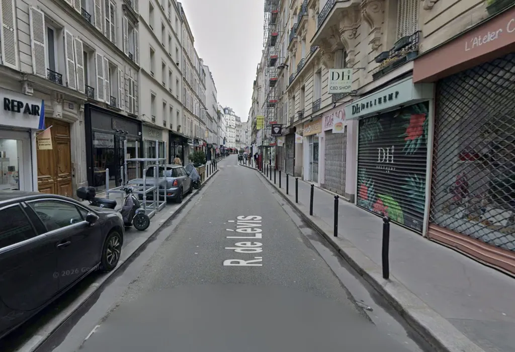 Location - Boutique 50 m², Levsi, Rue de Lévis 75017 PARIS