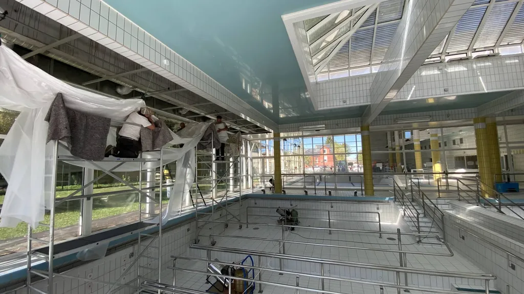 Piscine de l'hôpital de Bagnères de Bigorre - Plafonds Tendus Occitans Toulouse