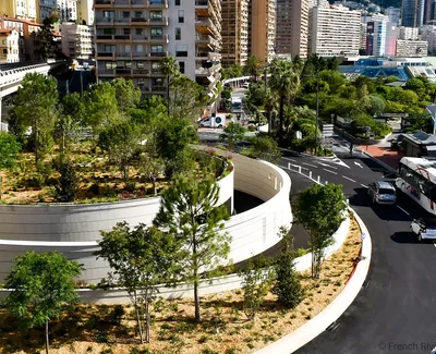 Aménagement du rond-point du Portier à Monaco