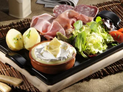 Photographe pour restaurant Camembert chaud