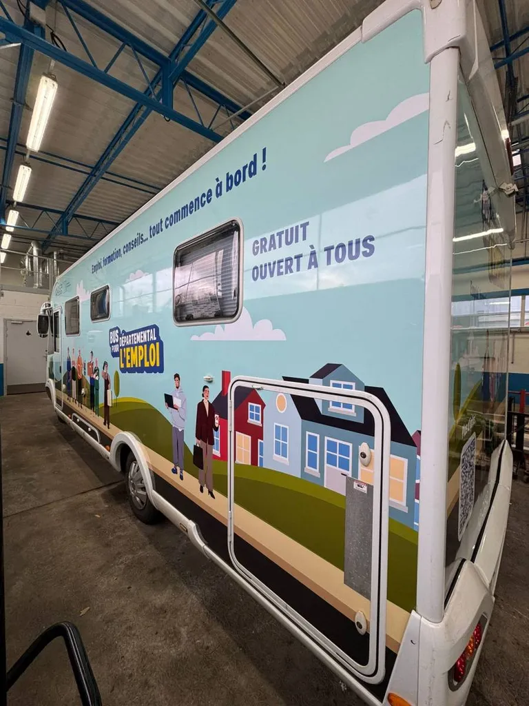 Covering réalisé par TDC pour le conseil de l'Oise