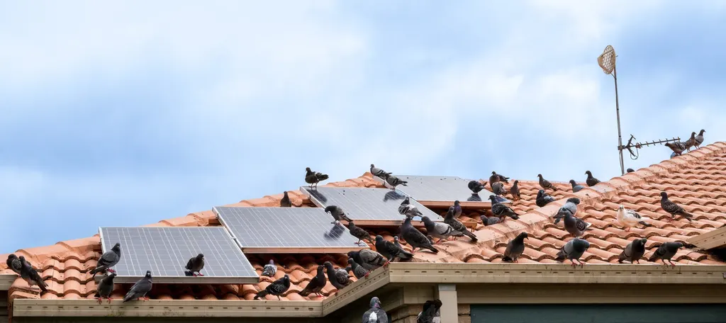 Invasion de pigeons