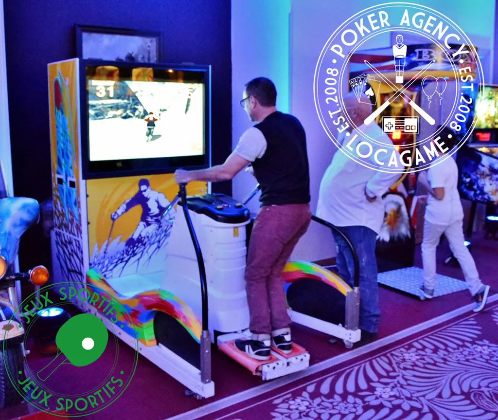 Simulateur de ski