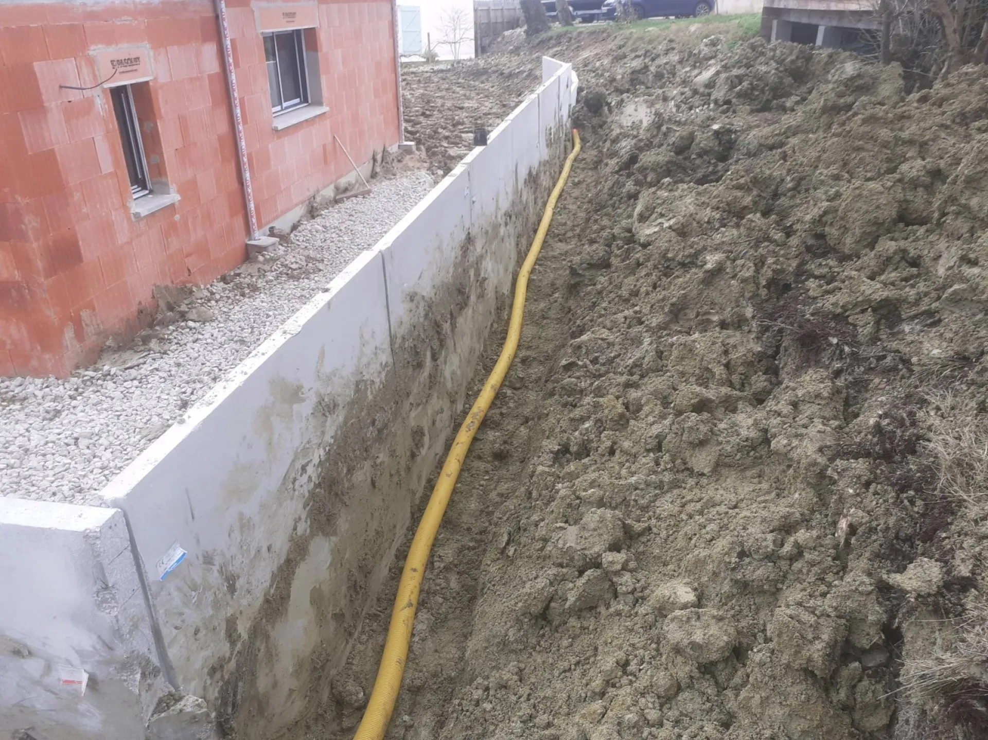 Création de soutènement en béton à Labrède au sud de Bordeaux