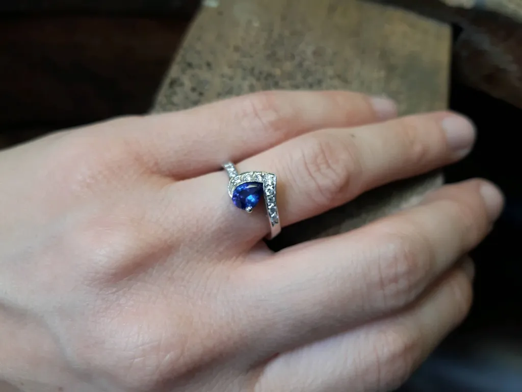 Bague de mariage sur-mesure bordeaux