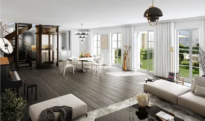 Maison dans le centre de Saint Germain en laye avec un jardin privatif près du RER et des commerces