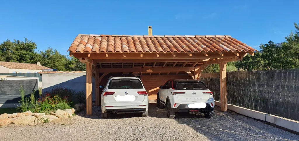 abri voiture double st maximin la ste baume var 83