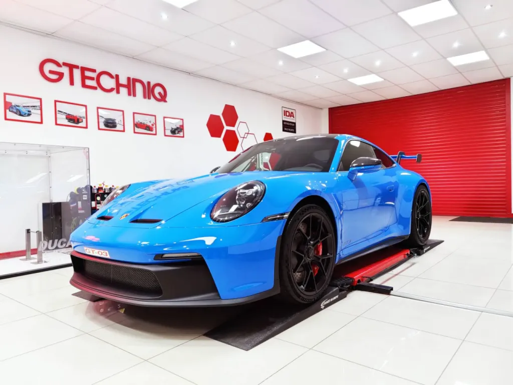 PORSCHE 911 992 GT3 - Film de protection XPEL Complet à Bruxelles