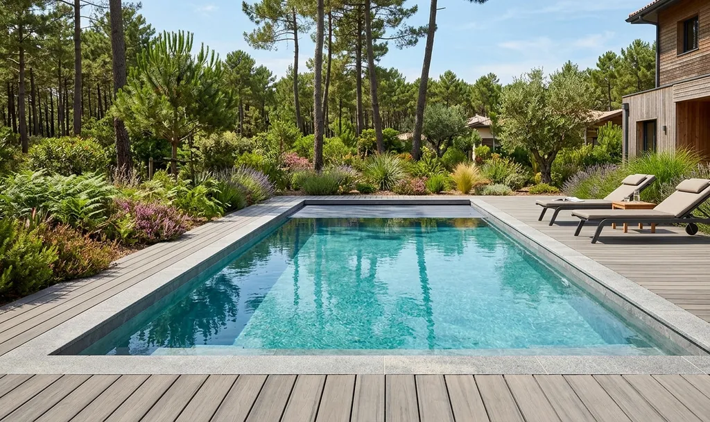 Piscine à coque: devis et déplacement compris dans les Landes (Mimizan)