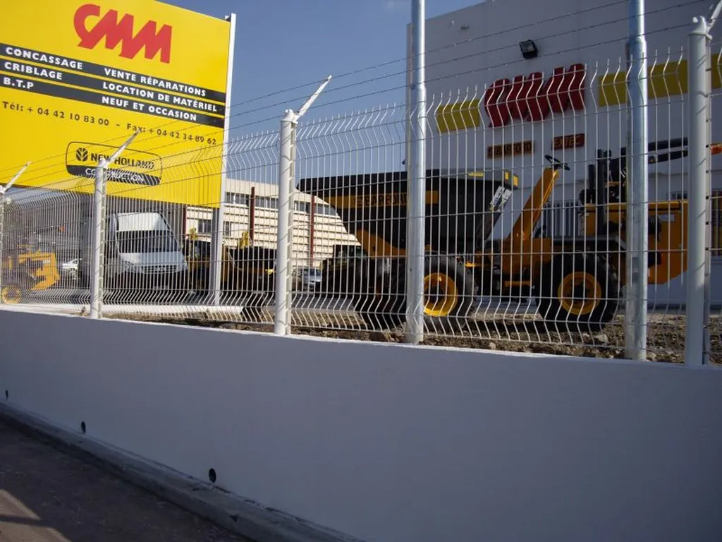 panneau soudé avec bavolet sur vitrolles