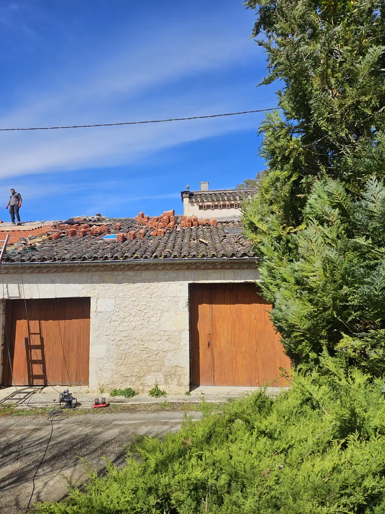 Réaliser un remaniement de toiture avec dépose de plaques amiantées à Gordes