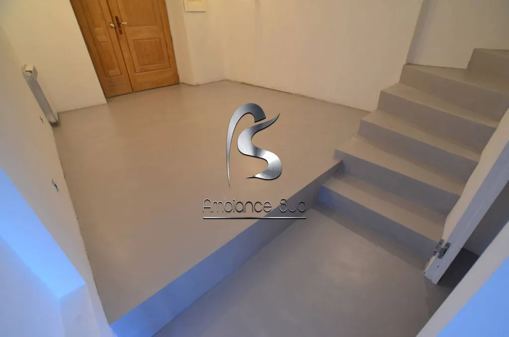 AMBIANCE SUD ESCALIER EN BETON CIRE AIX EN PROVENCE