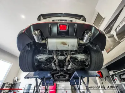 Installation échappement à clapet CENDE Nissan 370z Nismo | ADP Performance