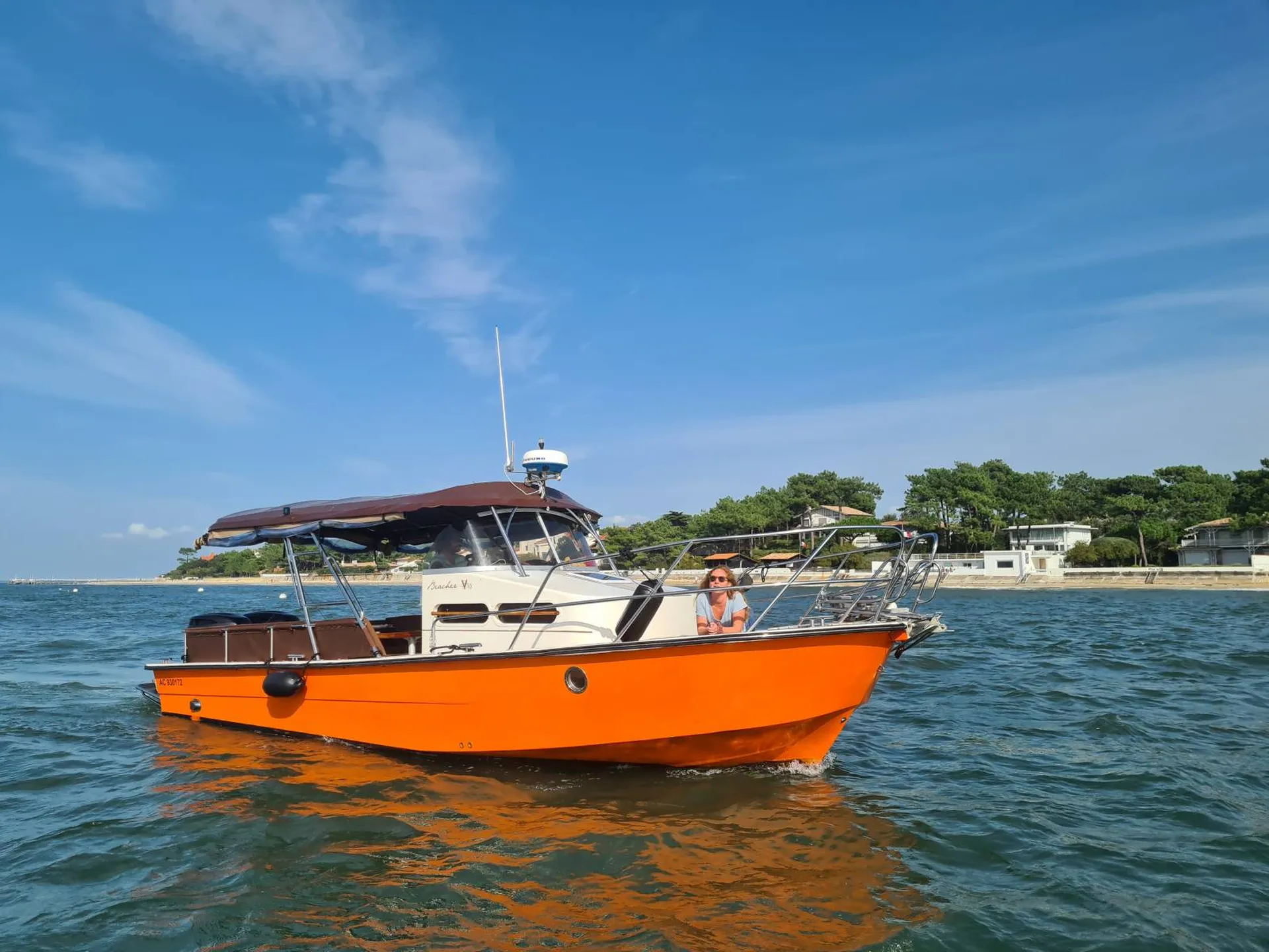 Location bateau au Cap Ferret avec skipper - Bassin d'Arcachon