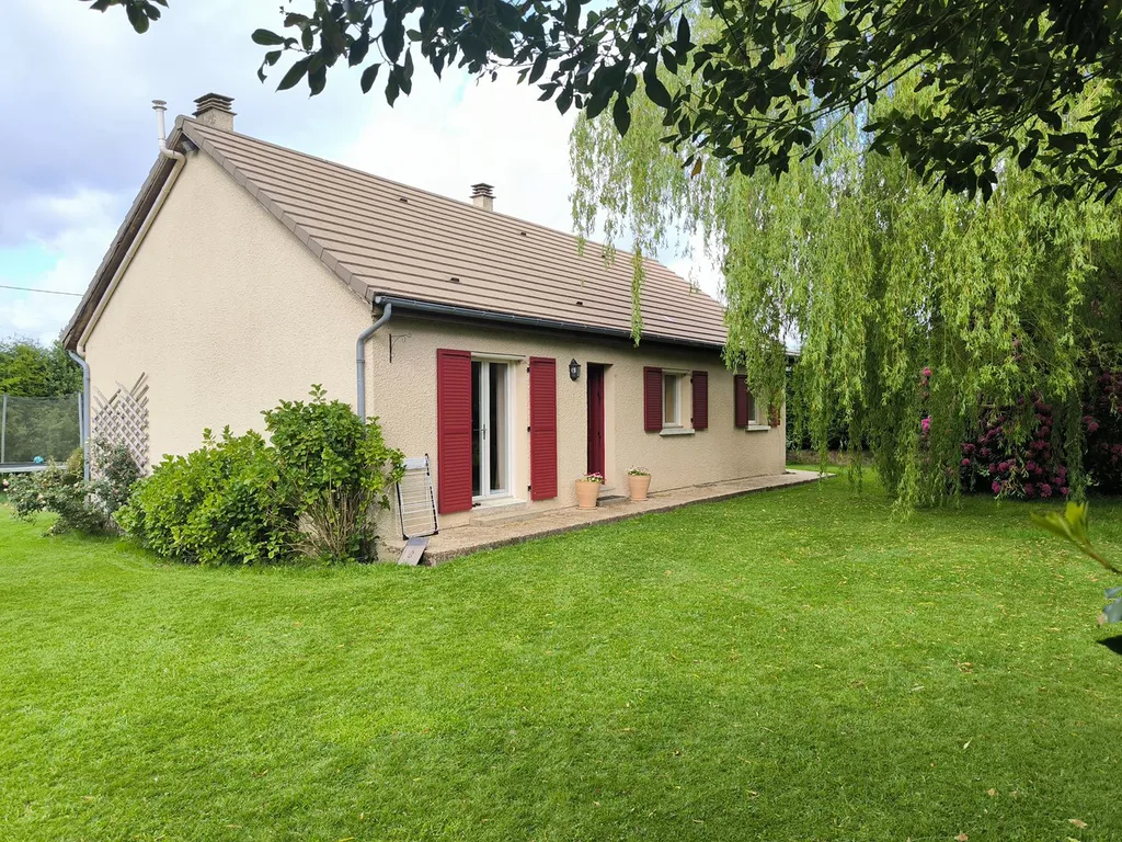 A VENDRE - EPAIGNES (27260), JOLIE MAISON SUR SOUS-SOL TOTAL, 3 CHAMBRES ET JARDIN DE 1504 M²
