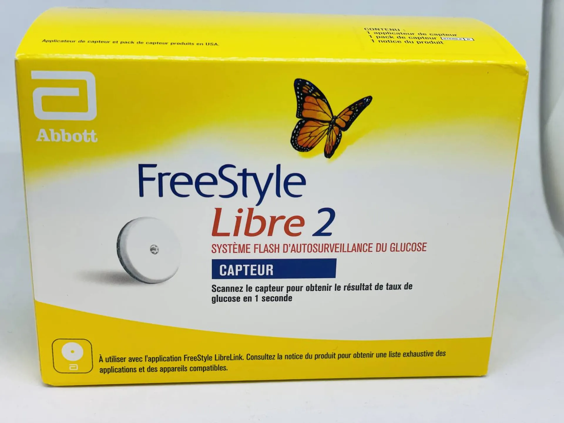 Capteur freestyle en pharmacie