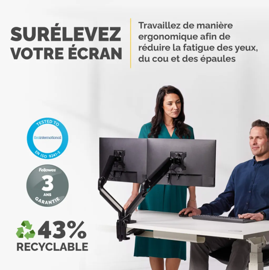 Bras support écran ergonomique à Montpellier
